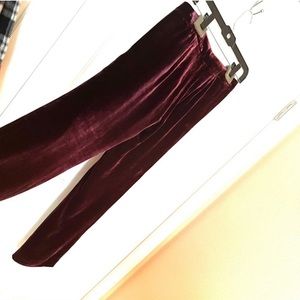 WORTH NEW YORK VELVET PANTS